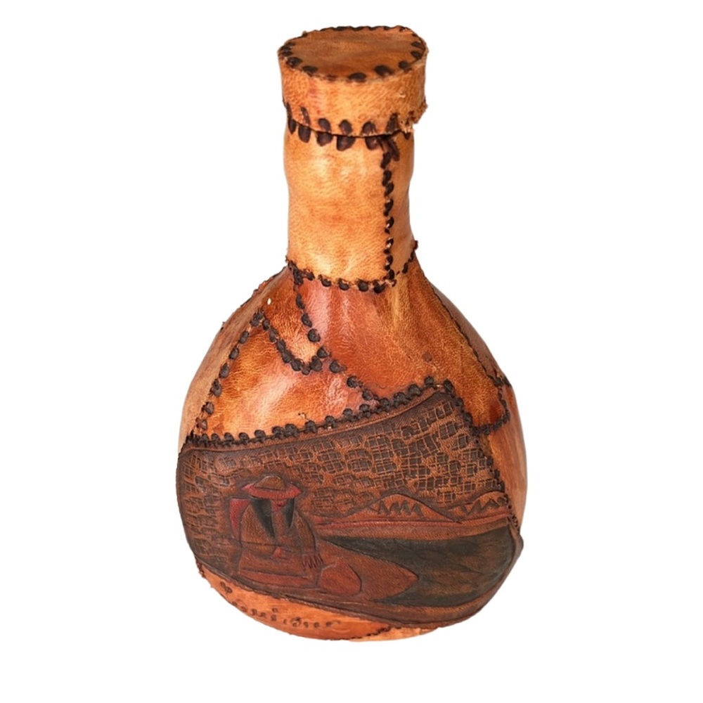 Leather bottle